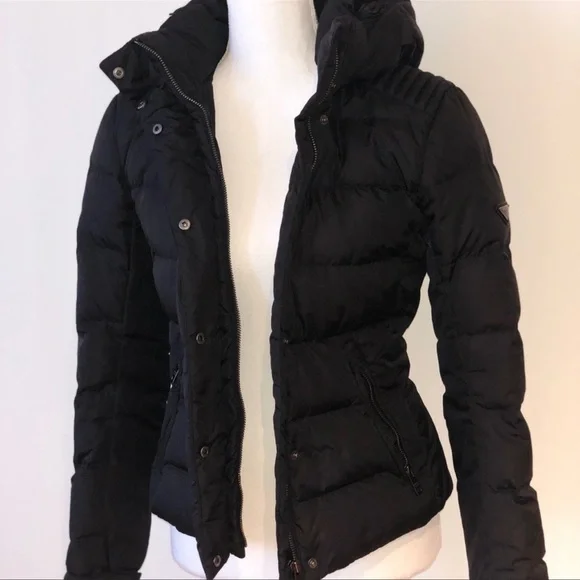Prada logo black down jacket - Picture 4 of 12